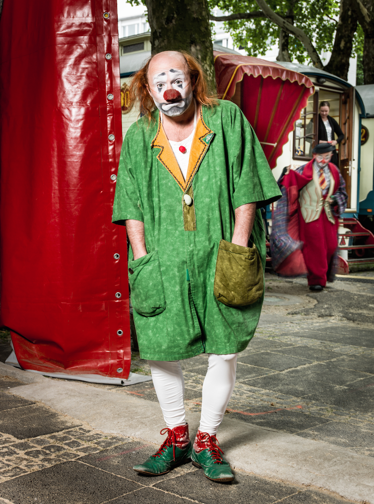 Clown, cirque Roncalli, Cologne 2014